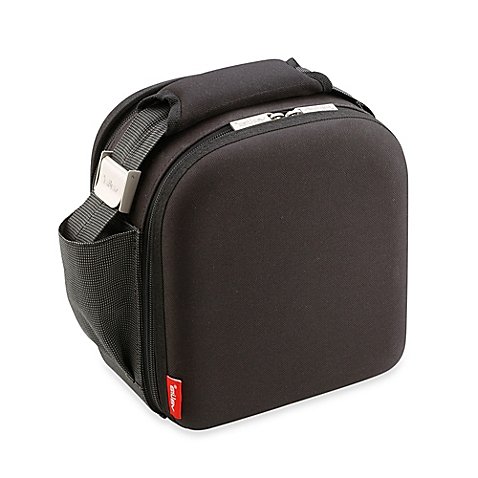 3-Piece Insulated Lunch Bag with Airtight Containers in Black