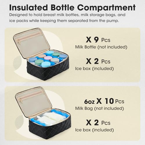 RAINSMORE Wearable Breast Pump Bag
