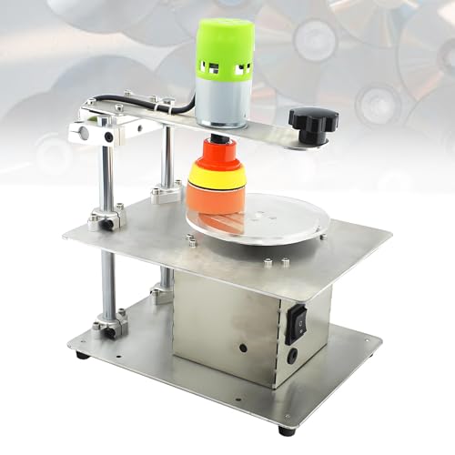 Disc Repair Machine - Halbautomatischer CD/DVD-Polierer stellt Kratzer und Oxidation wieder her, hohe Reparaturrate, einfach zu bedienen