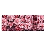 WZYCWB Misato's Rosebud mouse pad 11.8x31.5 in Gaming mouse pad suitable for laptops and office environments