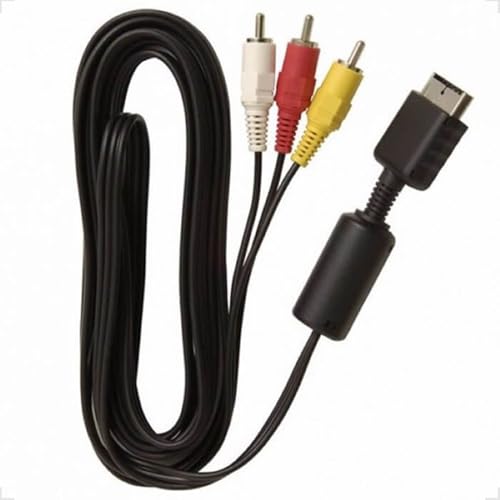 CABO AV RCA AUDIO E VÍDEO COMPATÍVEL PS1/PS2/PS3 RCA PLAY 1/2/3