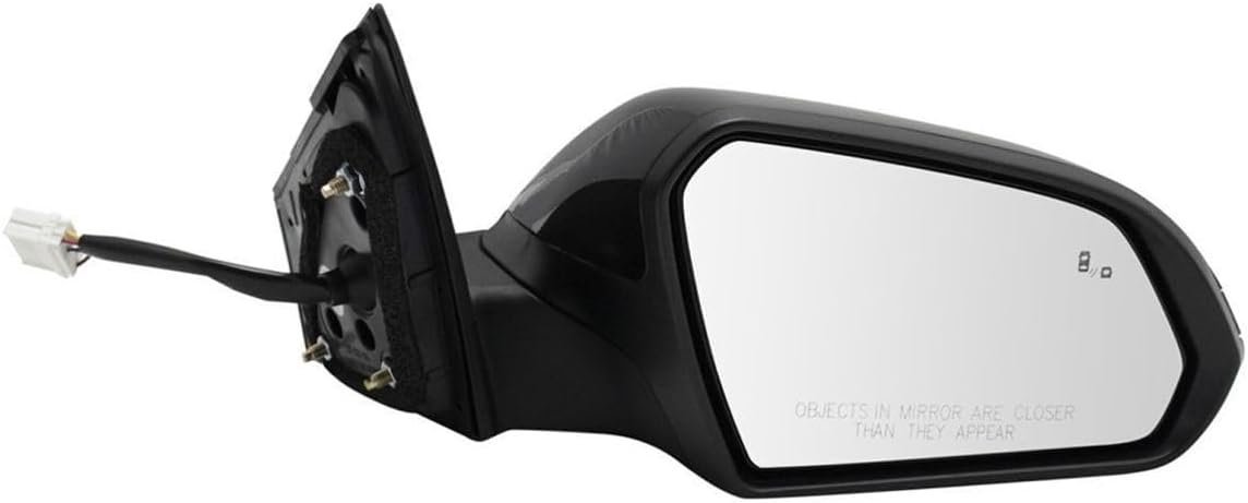 Door Mirror Power Heated Turn Blind Spot Paint to Match 3-Mounting Hole Quantity Gloss Black Textured Manual Clear Curved Electric for Hyundai for Sonata 2015-2017