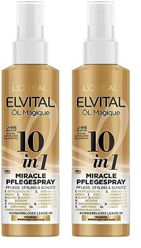 L'Oréal Paris Elvital Öl Magique 10-in-1 Miracle Pflegespray, 150 ml (Packung mit 2)