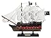 HANDCRAFTED NAUTICAL DÃ‰COR Wooden Blackbeards Queen Annes Revenge White Sails Limited Model Pirate Ship 12