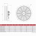 Axial Industrie Ventilator Gebläse Lüfter für Zuluft Abluft Wand Fenster BSM (BSM300)
