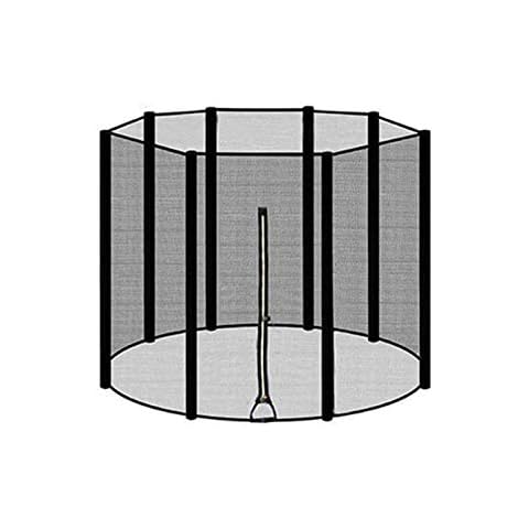 FEBUD Trampoline Enclosure Safety Net, 12ft Replacement Safe Nylon Trampoline Protection Net for Outdoor Children Injury Prevention Cover