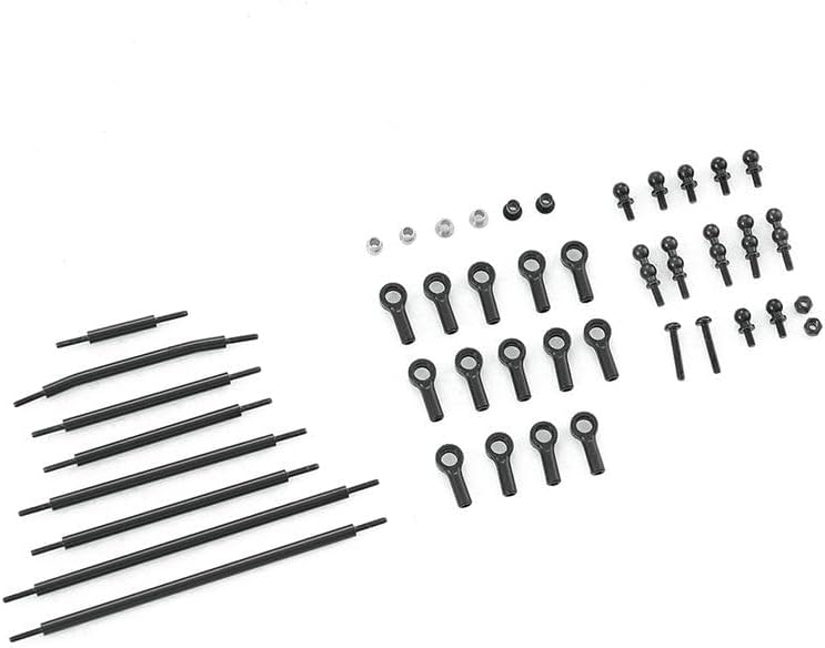 FMS FCX18 FCX10 Rc Car Parts RC Crawler RC Trucks Parts Replacement Accessory for FCX18 Hummer EV,FCX18 K10:Metal Rod Set