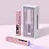 GAOY Handheld UV Light for Gel Nails, Mini Nail Lamp, Portable Cordless Rechargeable, Fast Curing, Diamond Pink