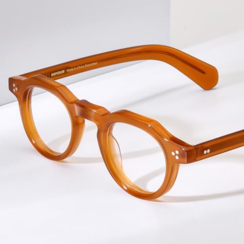 Image of HEPIDEM Acetate Glasses Frame Men Women Square Eyeglasses Optical Spectacles MZEPH