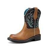DREAM PAIRS Cowboy Cowgirl Boots for Women, Round Toe...