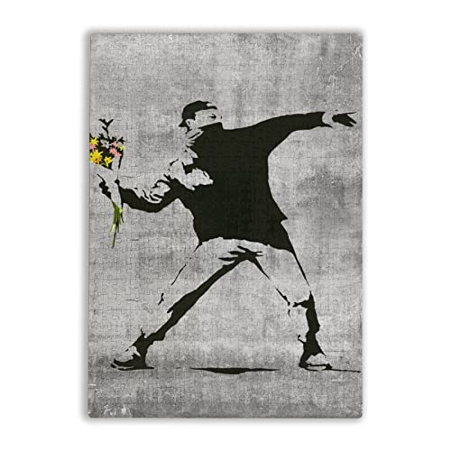 Hzong 1000s[X WO\[pY Banksy oNV[ Ԃ̂Ă鏭N ԓ ؐ 50×75cm pY  CeA eqQ[ [P[Xt  RNV q lC mߋ  v[g