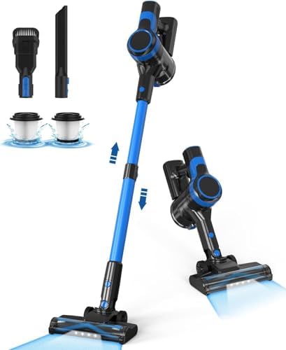 Aspirapolvere Senza Fili, Scopa Elettrica Senza Fili Potente, 40M...