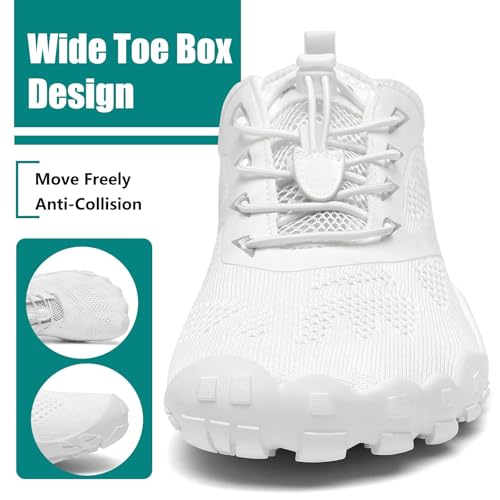 Image of SAGUARO Womens Mens Barefoot Shoes Minimalist Trail Runner Wide Toe Box Zero Drop Outdoor Cross Training Shoe
