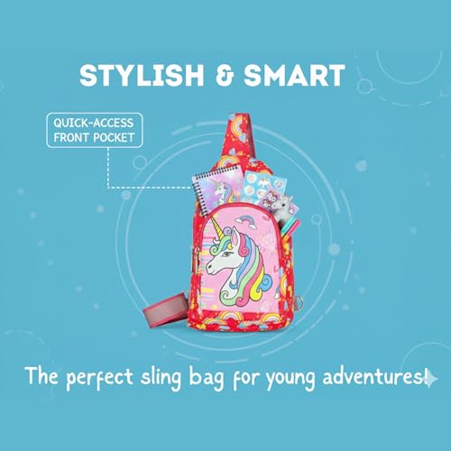 Image of Kizzi Print Colourful Cross body Bags for Boys and Girls Kids School, Picnic, Return Gifts