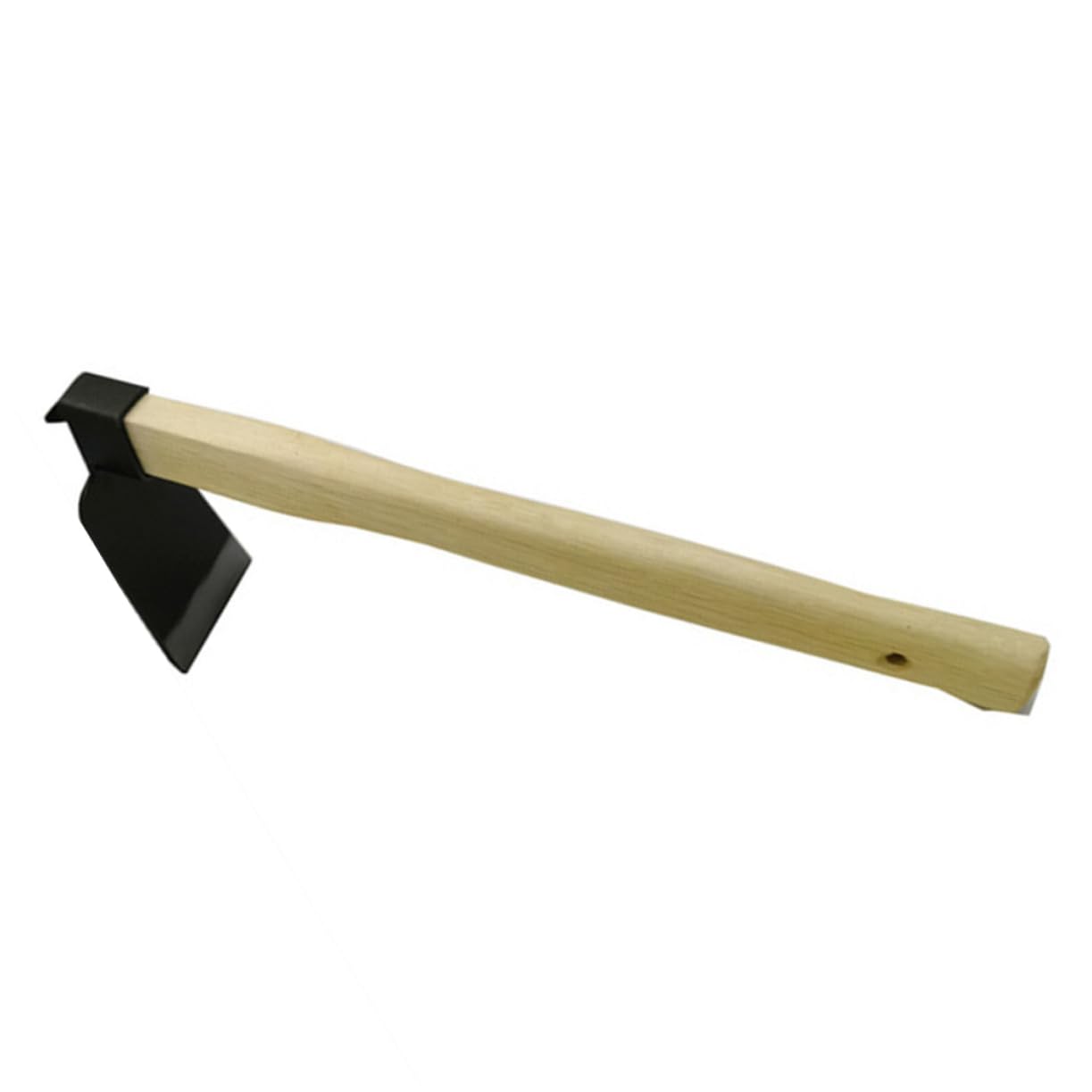 BESPORTBLE 2 Stück Gartenhacke Gehärtetem Vollstahl Ergonomischer Holzgriff Unkrautwerkzeug zum Jäten und Auflockern Gartenarbeit und Pflanzenpflege