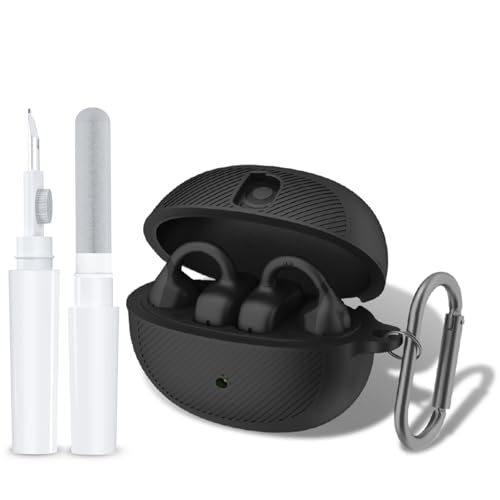 For Baseus Bass BC1 ��p �V���R���ی�P�[�X�Z�b�g �ϏՌ��E�h�o�݌v �����[�d�\ �����E�F�C�t�b�N���N���[�i�[�t�� �C���z���{�̕ʔ� (�u���b�N)