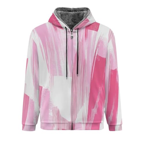 Manteau rose homme avec doublure polaire épaisse pour ne plus jamais avoir froid dehors