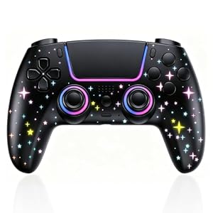 Pogriko RGB Wireless Controller for PS5 Controller for PS5/Slim/Pro Console