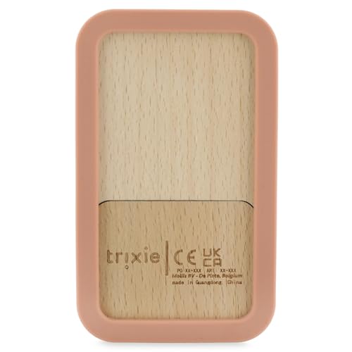 Trixie Wooden Silicone Baby Phone - Mrs. Cat, Pink, child-size - Image 2