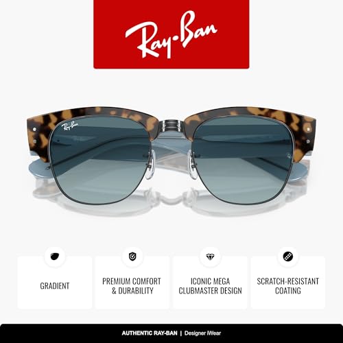 Image of Ray-Ban RB0316S Mega Clubmaster Square Sunglasses for Men for Women