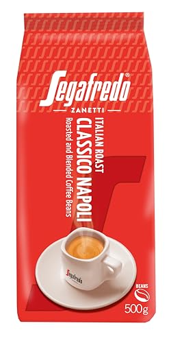 Segafredo Zanetti Classico Napoli Italian Roasted and blended Coffee Beans 500g