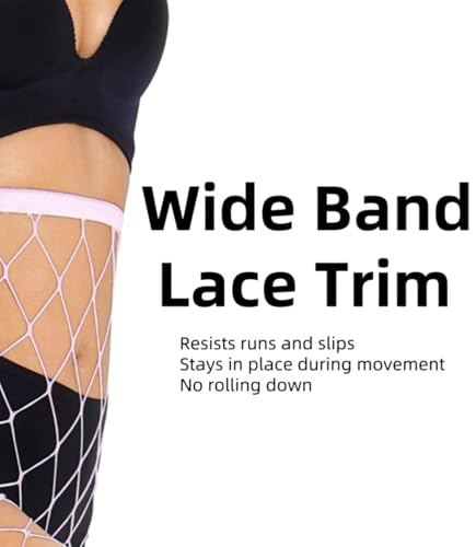 Shinny Fishnet Tights Glitter Hosiery Sparkly Large Mesh Stockings High Waist Pantyhose Rhinestone Fish net Leggings2