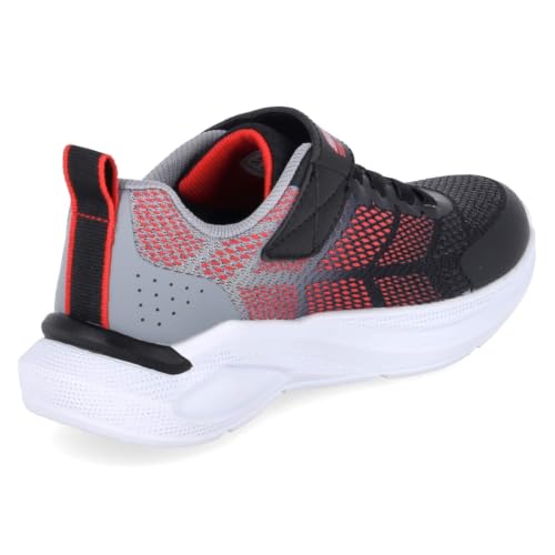 Skechers Baskets Microspec Max Velocity pour garçon, Noir Bkrd, 30 EU