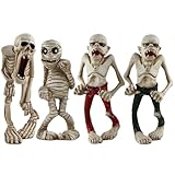 Matériau en résine : fabriquées à partir de résine, les figurines d'Halloween sont résistantes aux intempéries et conçues pour durer, faisant de chaque pièce un ajout remarquable à vos décorations d'Halloween.