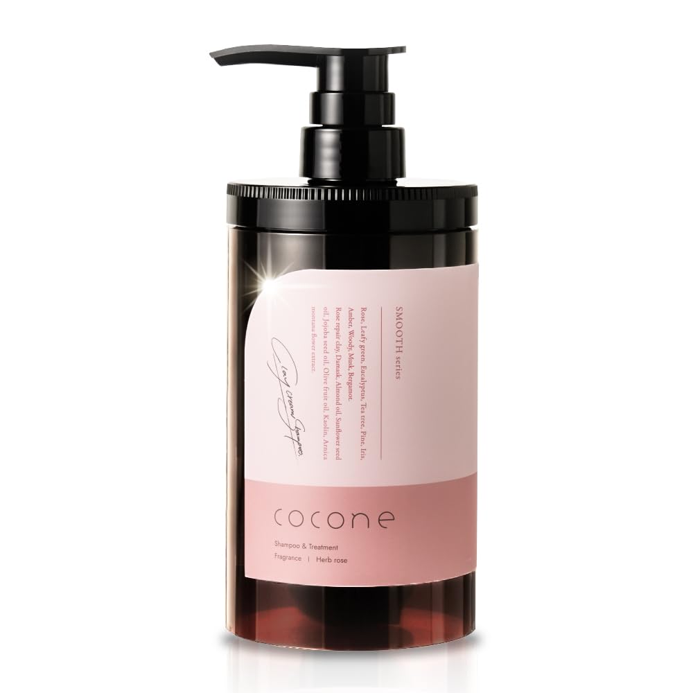 新品 ココネ シャンプー スムース ハーブローズの香り Amazon | cocone ココネ クレイクリームシャンプー 極上のうるツヤ髪へ