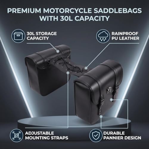 Hamerux Vintage PU Saddlebags