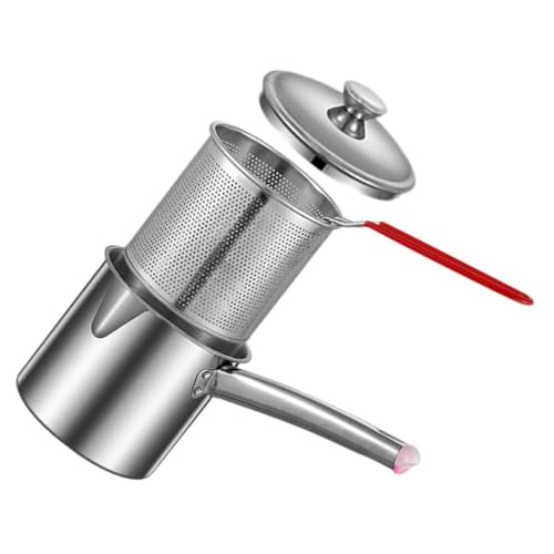 ULTECHNOVO Freidora Pequeña De Aceite Olla para Freír Doméstica Sarten Freidora Ahorrando Espacio