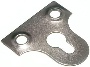 One Stop DIY 48 x GLASS/MIRROR/PICTURE HANGING PLATE BRACKET CP SLOTTED 38MM NEW