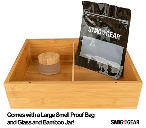 Magnetic Stash Box with Rolling Tray - Wooden Stash Box Combo - Rolling Tray Stash Box - Large Stash Box - Stash Boxes - Thumbnail 4