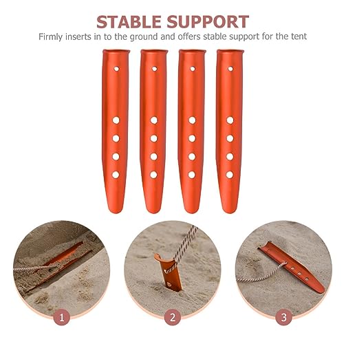 Piquets de sable en U pour tente de camping et fixation de plage - 5
