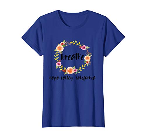 Women's Breathe Napa Valley California Yoga T-Shirt