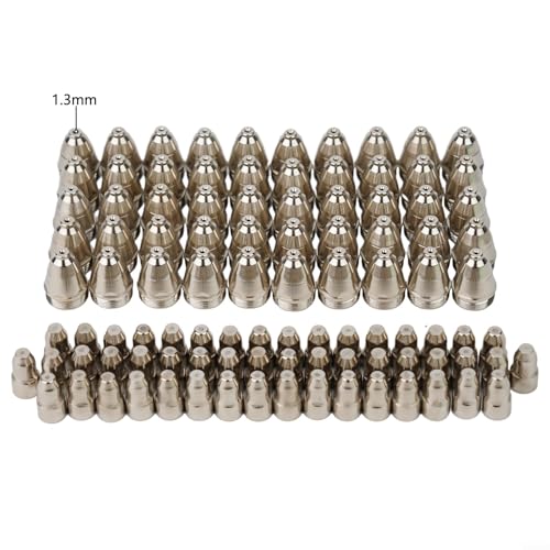 Boquilla de corte de plasma P-80 y electrodos para antorcha de aire consumibles de 1,1 mm 4