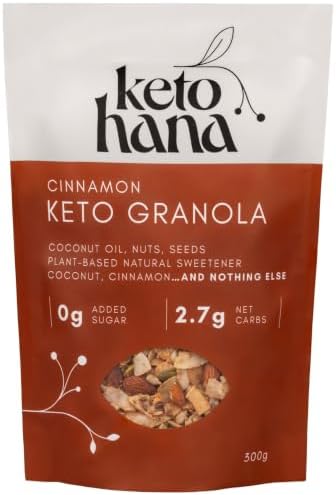 Keto Hana Cinnamon Keto Granola Keto Diet Vegan Grain Free Dairy ...
