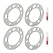 ZonCar 5x139.7mm or 6x139.7mm Wheel Spacers, 1/4“ Wheel Adpaters with Hub Centric,107mm Center Bore no Studs Adapters Fits for All car,4
