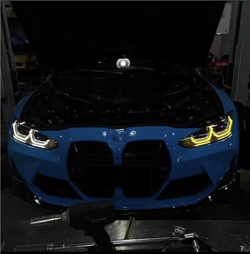 Módulo DRL amarillo corrige el aburrido diseño frontal de faros en M3 G80 y M4 G82 4