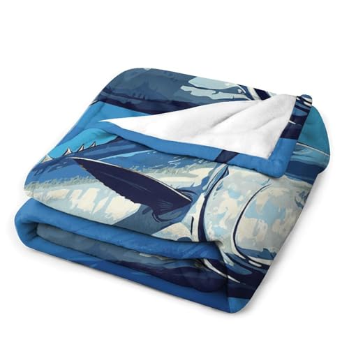 Couverture douce en flanelle thon coloré extra large, confort microfibre pour lit - 4