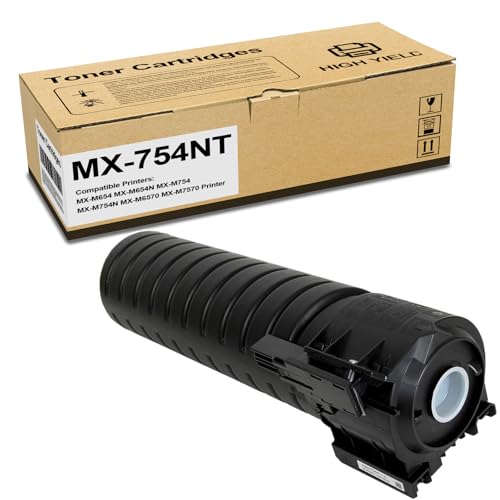 Toner compatible MX-754NT noir haute capacité 83000 pages pour MX-M6540