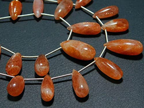 Pierre de soleil briolette longue LKBEADS pour un cadeau unique - 3