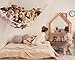 Stuffed Animal Storage Hammock Net Corner - Large Toy Hammock Net for Stuffed Animals Room Decor - Cute Stuff Animal Organizer Holder for Plush Plushie - Kids Baby Nursery Wall Bedroom Home Decor
