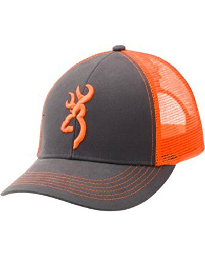 Browning, Flashback Cap, Charcoal/Neon Orange