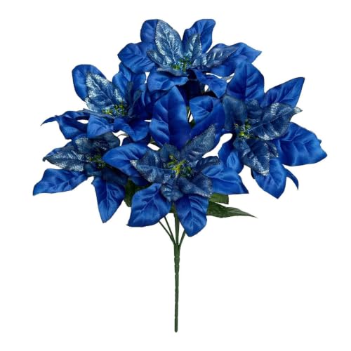 Aufmer Artificial Flowers for Christmas Decoration Christmas Flowers - image 2