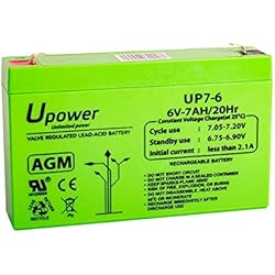 Bateria De 6 Voltios Para Carros De Golf Master U-Power Up Batería Plomo Agm 7Ah 6V