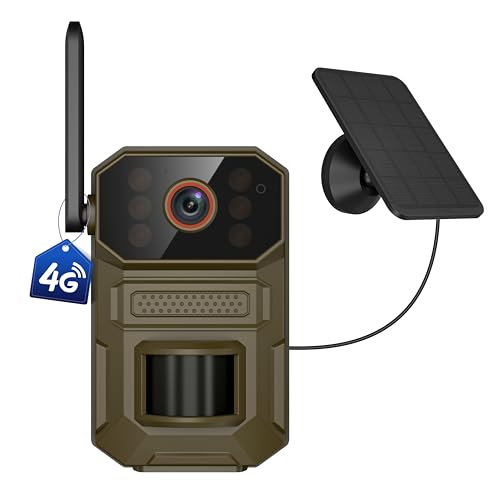 PyreQuad 4G LTE Cellular Outdoor Security Camera,1080p for Home Security