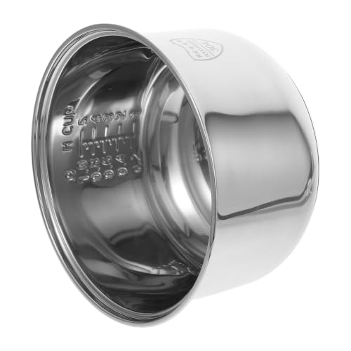 ELEOUTI Cuve Intérieure Accessoire de Remplacement 2l en Acier Inoxydable Distribution Chaleur et Facile à Nettoyer pour Cuiseur à Riz pour Usage Domestique