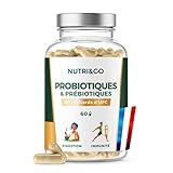 NUTRI & CO Probiotique Flore Intestinale - 60 Milliards UFC/jour - 9 Souches dont 2 Lactob...