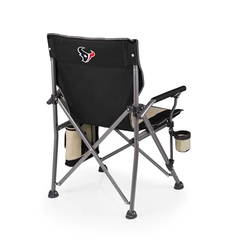 Image of Picnic TIME NFL Unisex-Adult NFL Outlander Folding Camping Chair with Cooler, Heavy Duty Beach Chair